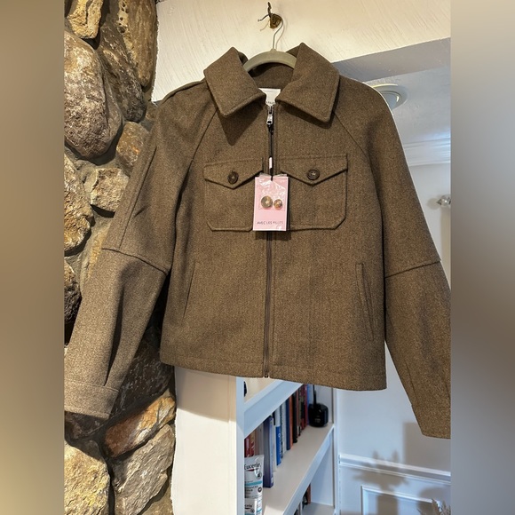 Anthropology Avec Les Filles Zip Up Jacket. NWT. Small. - Picture 5 of 12